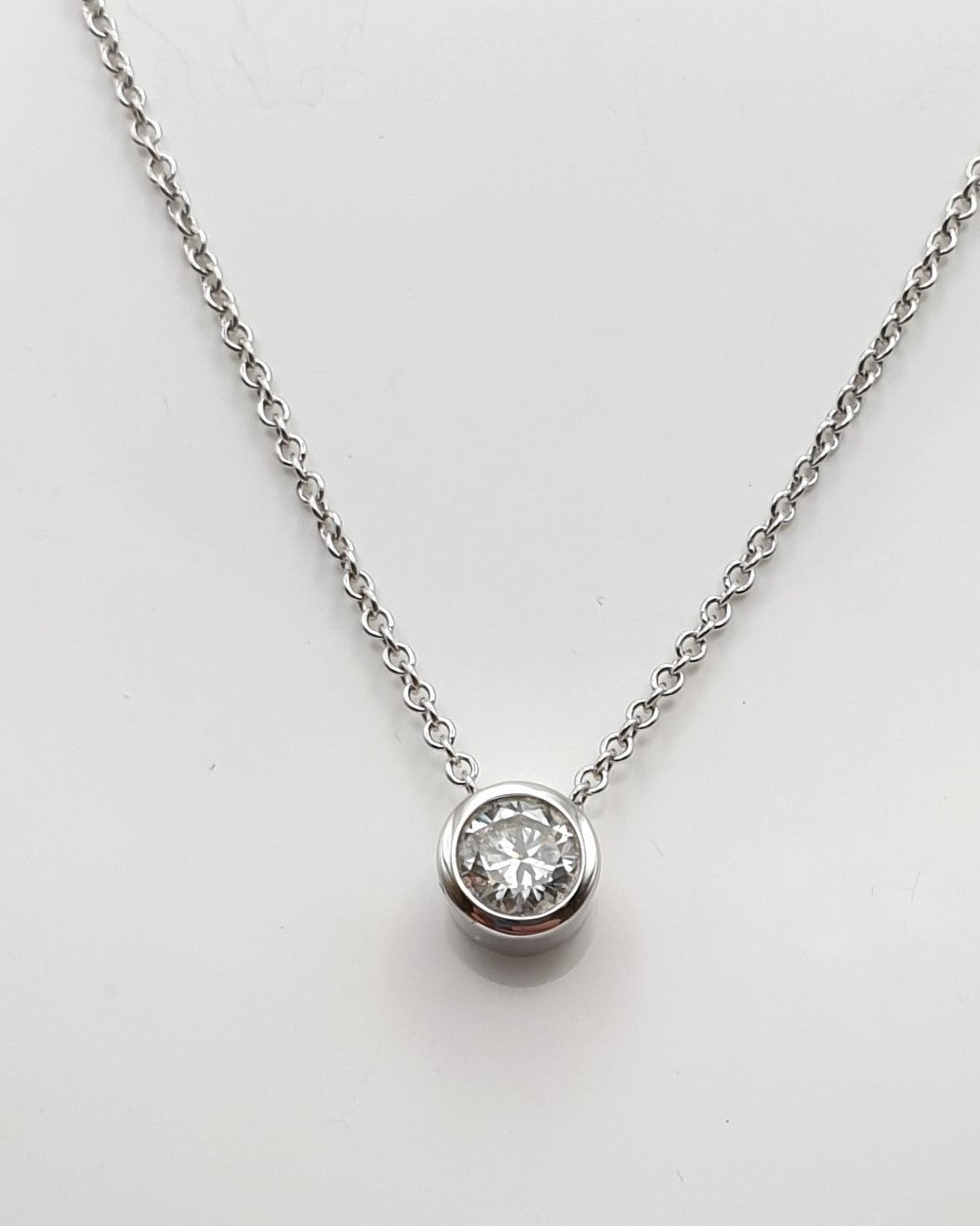 0.25 carat deals diamond necklace